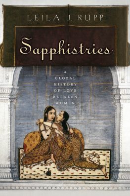 Sapphistries- A Global History of Love Between Women by Leila J. Rupp best lesbian non fiction