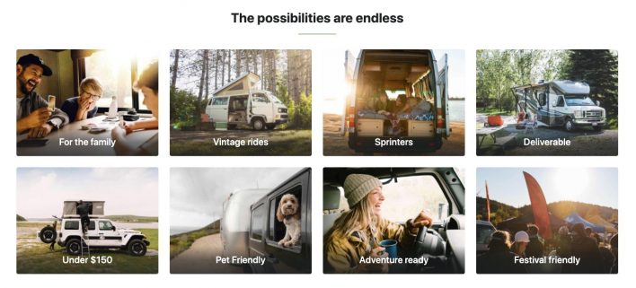 cheap rv conversion rentals with outdoorsy