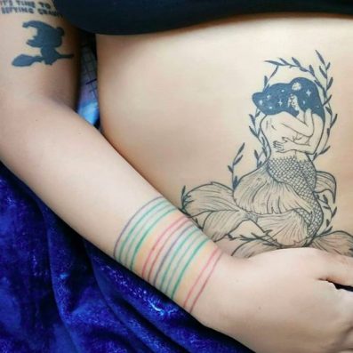 Best lesbian mermaid tattoo ideas