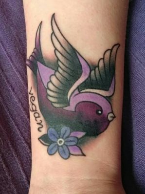 Best vegan bird tattoos