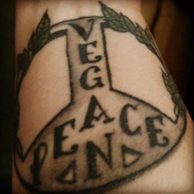 Best vegan peace tattoo designs