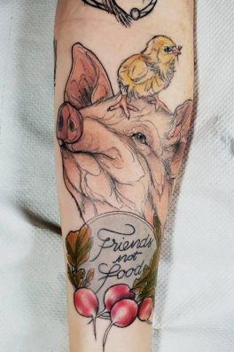 Best vegan sleeve tattoo designs