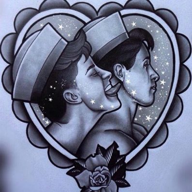 Gay sailor tattoo cute designs