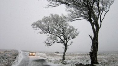 Ireland during winter months