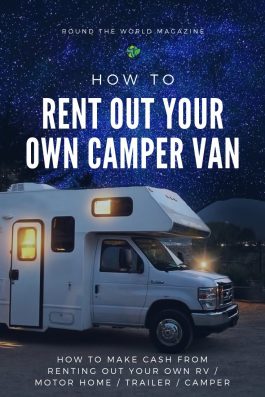 make cash from renting out your own camper van motor home rv or trailer pinterest