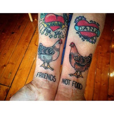 best vegan chicken tattoo designs