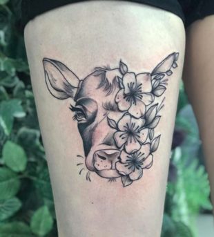 Best cow tattoo designs and ideas