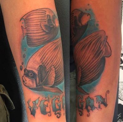 Best vegan fish tattoo ideas sleeve