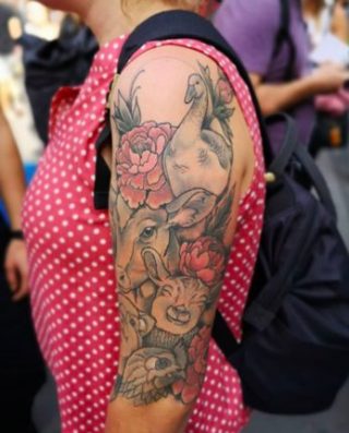 Best vegan sleeve tattoo designs