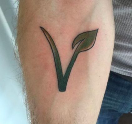 Best vegan symbol tattoos
