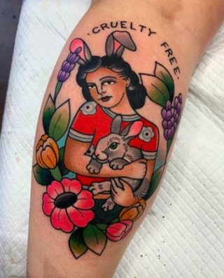 Best vegan tattoo designs gallery