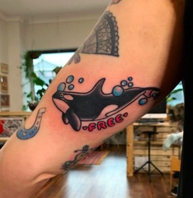Free the whales tattoo ideas vegan
