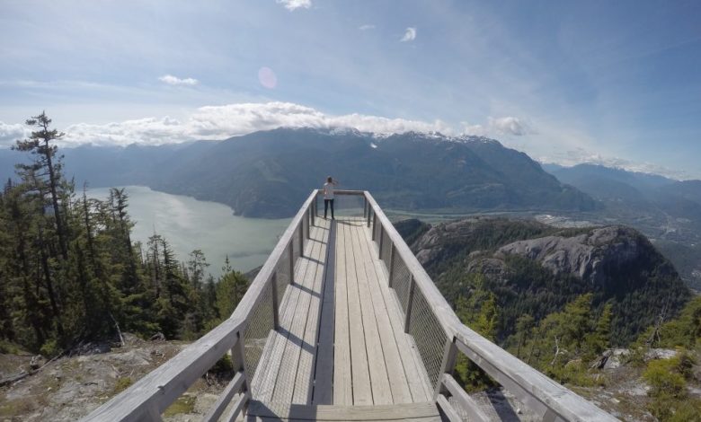 panorama trail sea to sky gondola viewpoint bridge canada