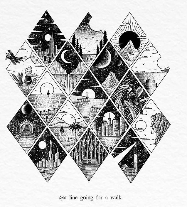 diamond travel tattoo designs