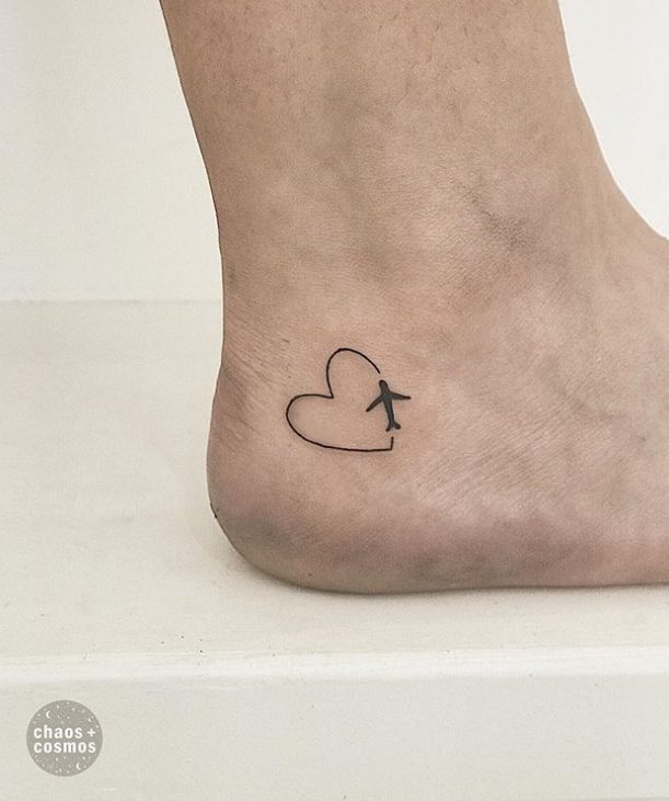 travel tattoo ankle best wanderlust tattoo designs