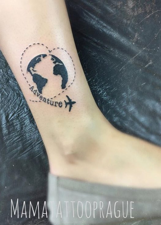 best adventure tattoo ideas and travel tattoo designs
