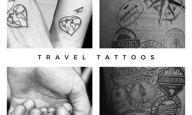 best travel and wanderlust tattoo ideas
