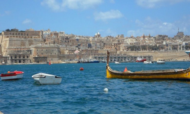 valetta in malta sea