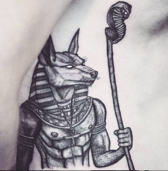 anubis spiritual tattoo egypt afterlife.
