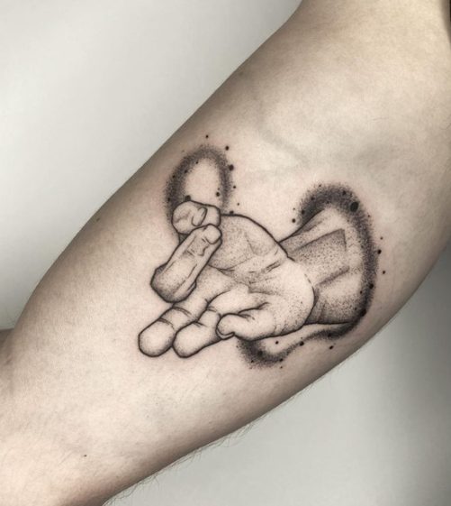 gyan mudra tattoo hand meditate