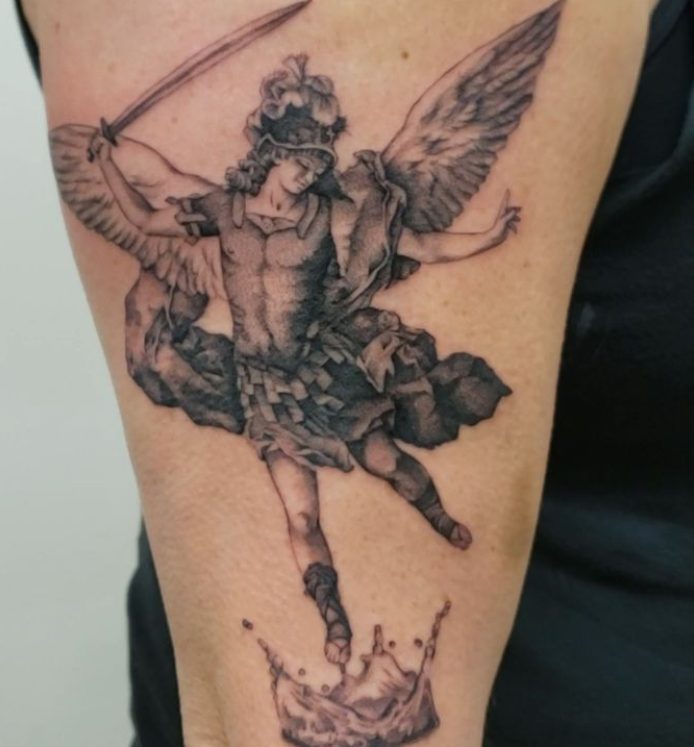rebel angel tattoo spiritual tattoo ideas