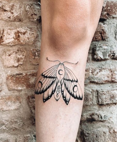 spiritual butterfly moth tattoo symbols