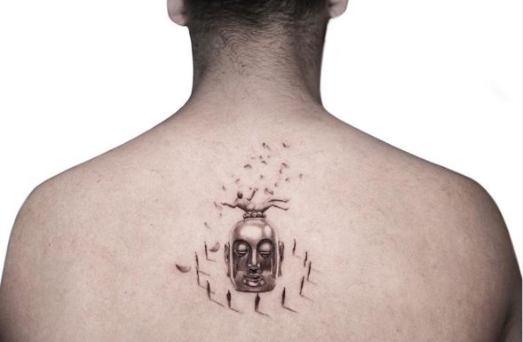 spiritual nirvana tattoo back enlightenment