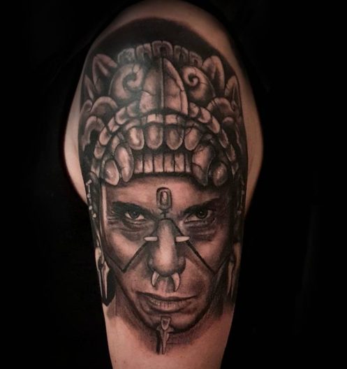 spiritual warrior tattoo arm