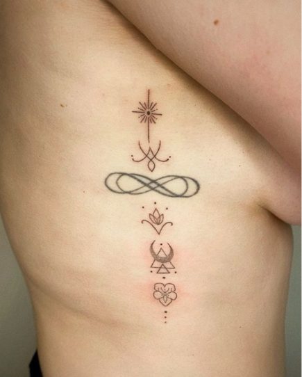 symbol poke tattoo moon spiritual enlightenment