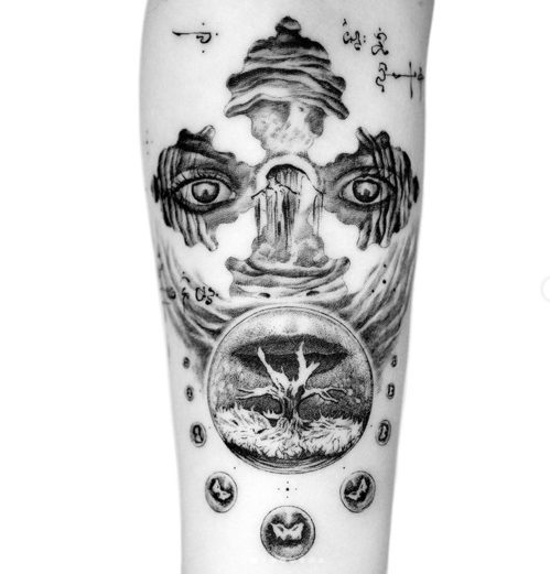 tree of life spiritual tattoo design