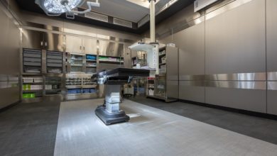 High Hygiene Standards in a Medical Facility Operating Room