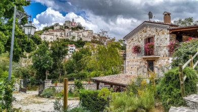 Abruzzo Italy Town Houses