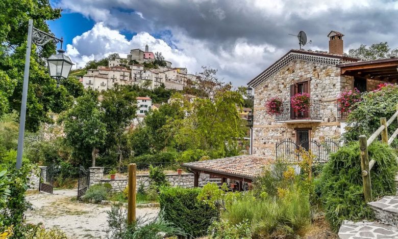 Abruzzo Italy Town Houses
