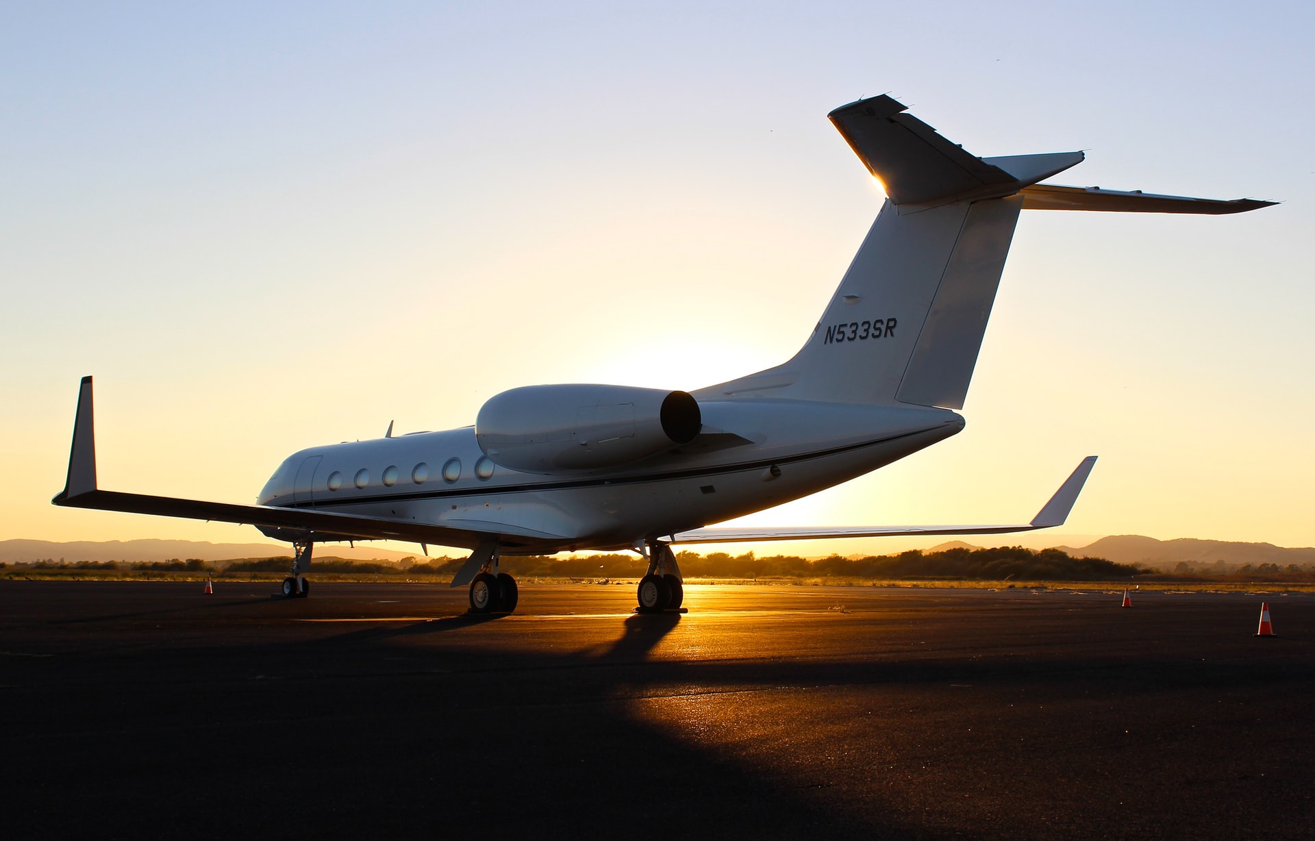 Travel on a private jet