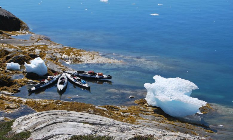 Kayaking in Greenland