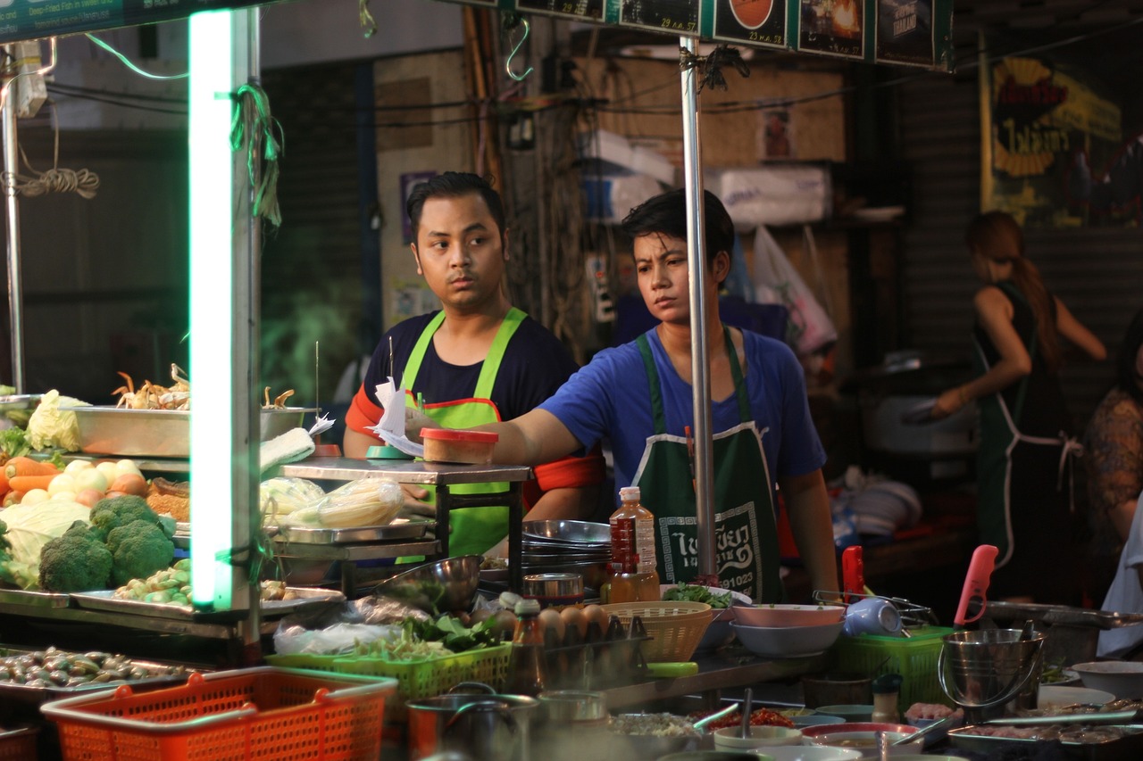 China Town Bangkok Street Vendor